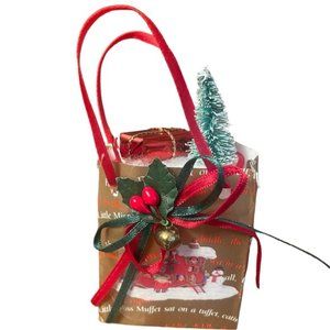 Vintage 1992 Nursery Rhymes Gift Bag Christmas Tree Ornament Holiday Decoration